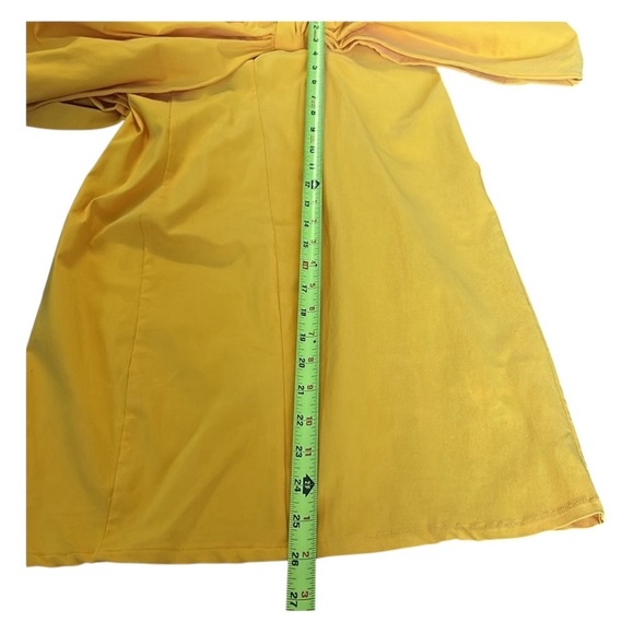 Zara dress,NWT,
Yellow floral bow ,3D, side sleeves,asymmetrical bright yellow - Picture 12 of 16